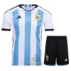 Maglia ufficiale Argentina 3 Star Casa Mondiali 2022 per Bambino